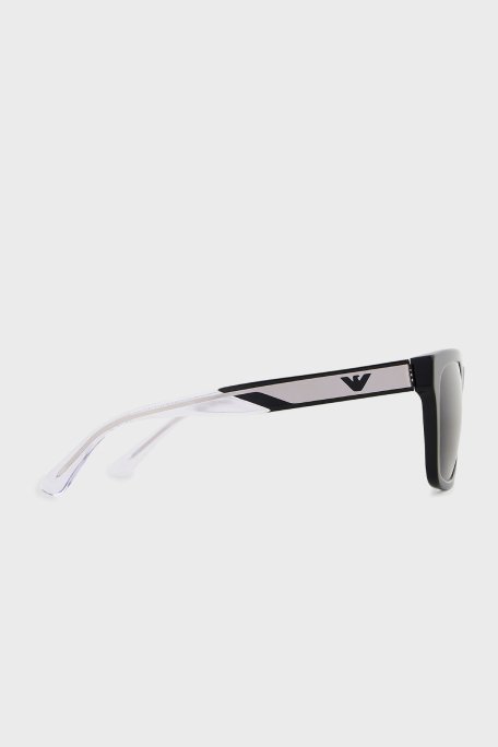 Emporio Armani Dikdörtgen Güneş Erkek Gözlük 0EA4224 500171 57 Mat Siyah-Koyu Yeşil - 9