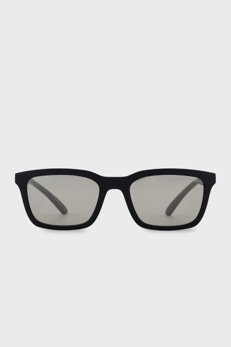 Emporio Armani Dikdörtgen Güneş Erkek Gözlük 0EA4249U 50016G 55 Mat Siyah-Açık Gri Flash Gümüş - 3