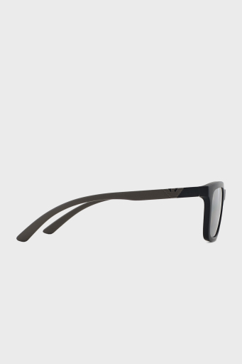 Emporio Armani Dikdörtgen Güneş Erkek Gözlük 0EA4249U 500181 55 Mat Siyah-Gri Polarize - 4