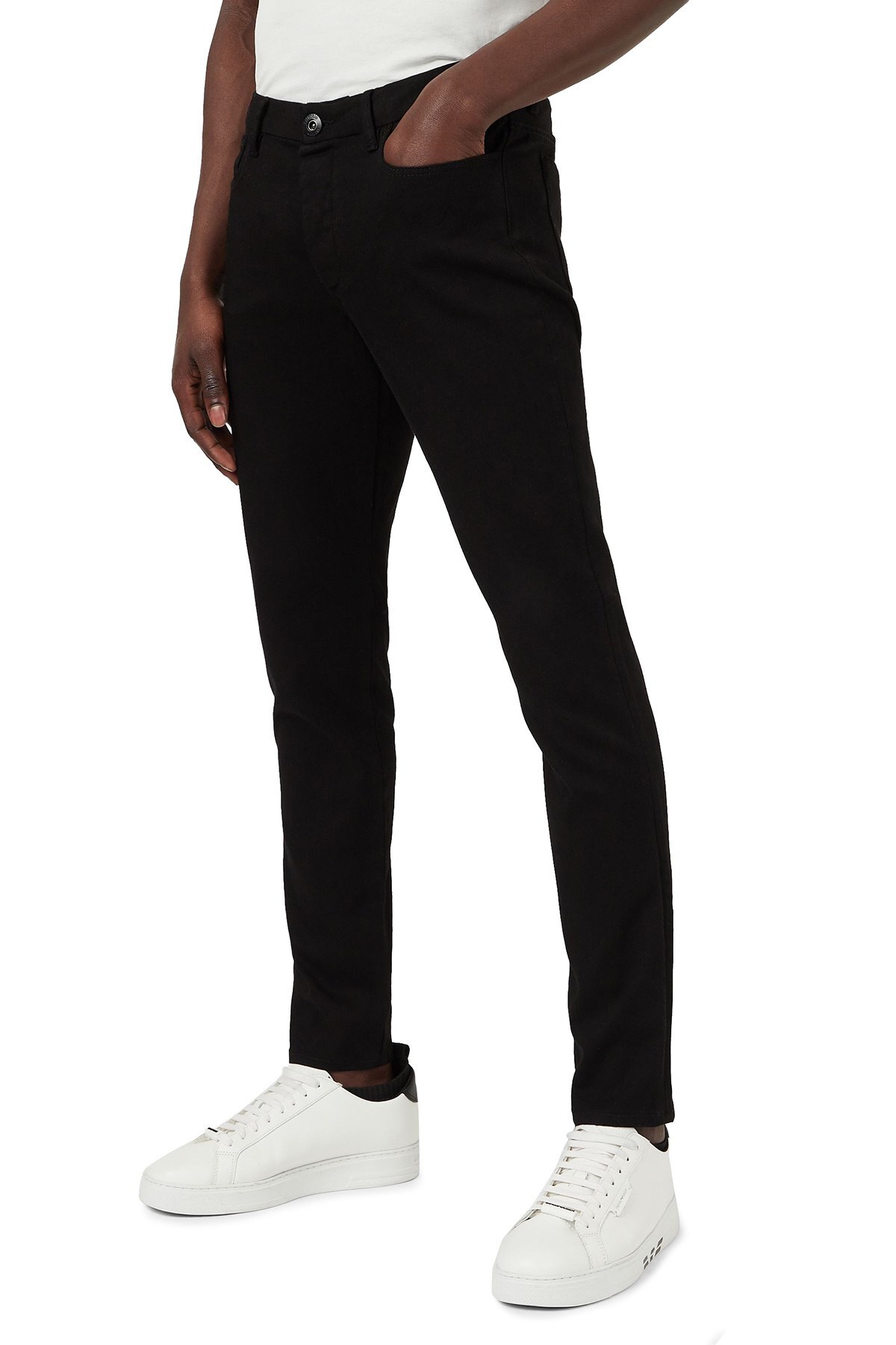 Emporio Armani Düşük Bel Extra Slim Fit J11 Jeans Erkek Kot Pantolon 3K1J11 1DHDZ 0005 SİYAH