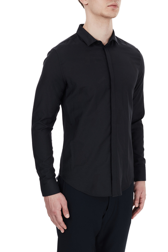 Emporio Armani Düz Yaka Erkek Gömlek 91CC2L 9123C 041 LACİVERT - 4