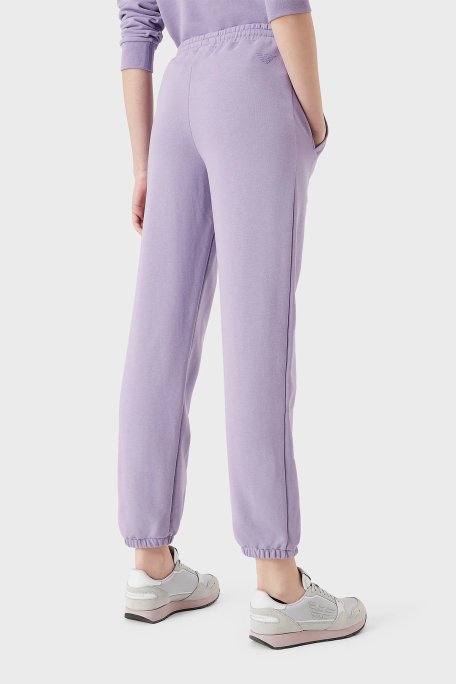 Emporio Armani Elastik Bel Bantlı Rahat Kalıp Cepli Jogger Bayan Pantolon 6L2P7B 2J49Z 0831 LİLA - 3