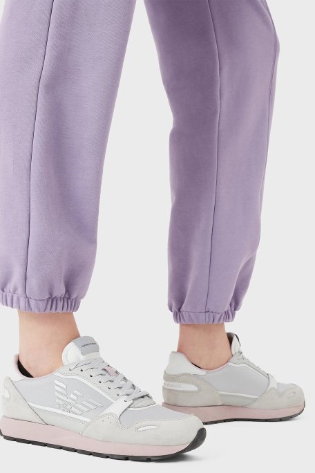 Emporio Armani Elastik Bel Bantlı Rahat Kalıp Cepli Jogger Bayan Pantolon 6L2P7B 2J49Z 0831 LİLA - 5