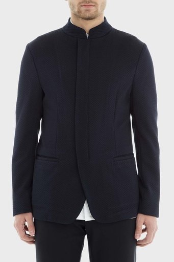 Emporio Armani Dik Yaka Blazer Erkek Ceket 21G68S 21S10 922 LACİVERT - 1
