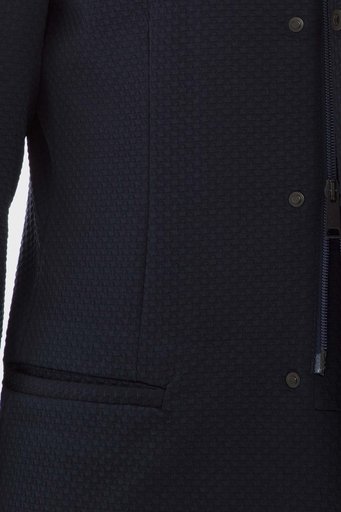 Emporio Armani Dik Yaka Blazer Erkek Ceket 21G68S 21S10 922 LACİVERT - 6