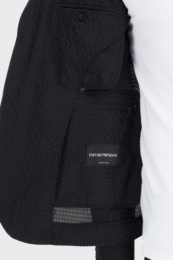 Emporio Armani Düğmeli Blazer Erkek Ceket 51G620 51306 999 SİYAH - 12