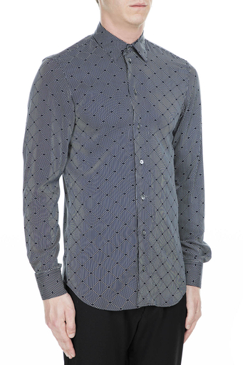 Emporio Armani Erkek Gömlek 41SMZL 411F7 031 LACİVERT - 4