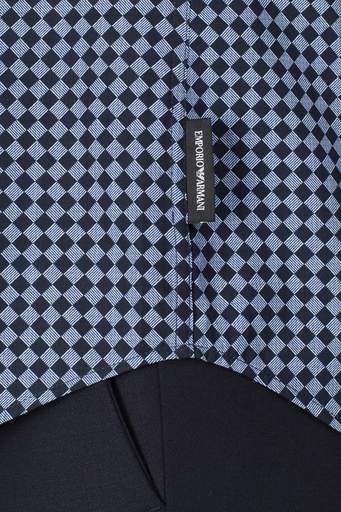 Emporio Armani Erkek Gömlek 51SMQL 1N95Z F956 LACİVERT - 8