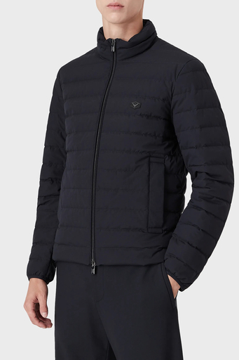 Emporio Armani Dik Yaka Cepli Şişme Erkek Mont 8N1BQ2 1NLRZ 0920 LACİVERT - 1