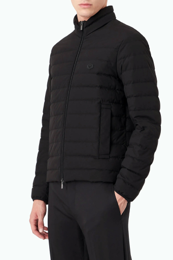 Emporio Armani Dik Yaka Cepli Şişme Erkek Mont 8N1BQ2 1NLRZ 0999 SİYAH - 6