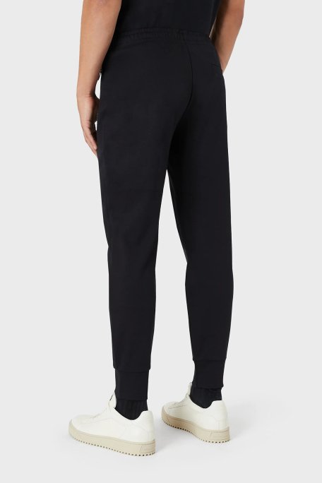 Emporio Armani Beli Lastikli Cepli Pamuklu Erkek Pantolon 8N1P72 1JBTZ 0920 LACİVERT - 3