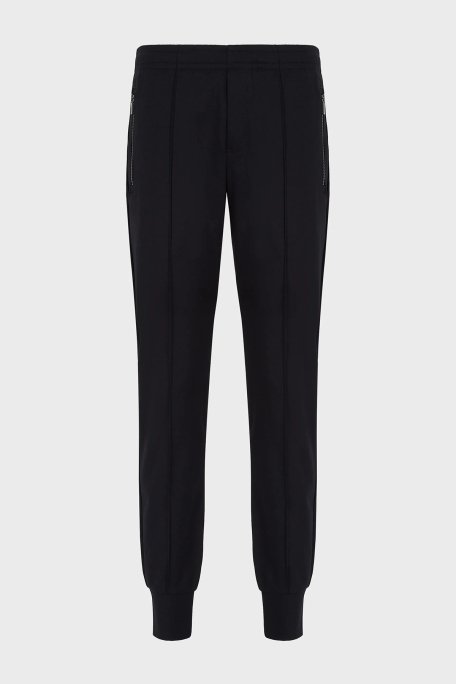 Emporio Armani Beli Lastikli Cepli Pamuklu Erkek Pantolon 8N1P72 1JBTZ 0920 LACİVERT - 5