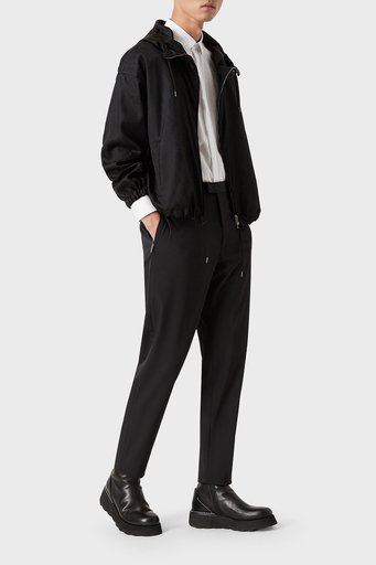 Emporio Armani Yüksek Bel Cepli Chino Erkek Pantolon B1P820 B1525 999 SİYAH - 3