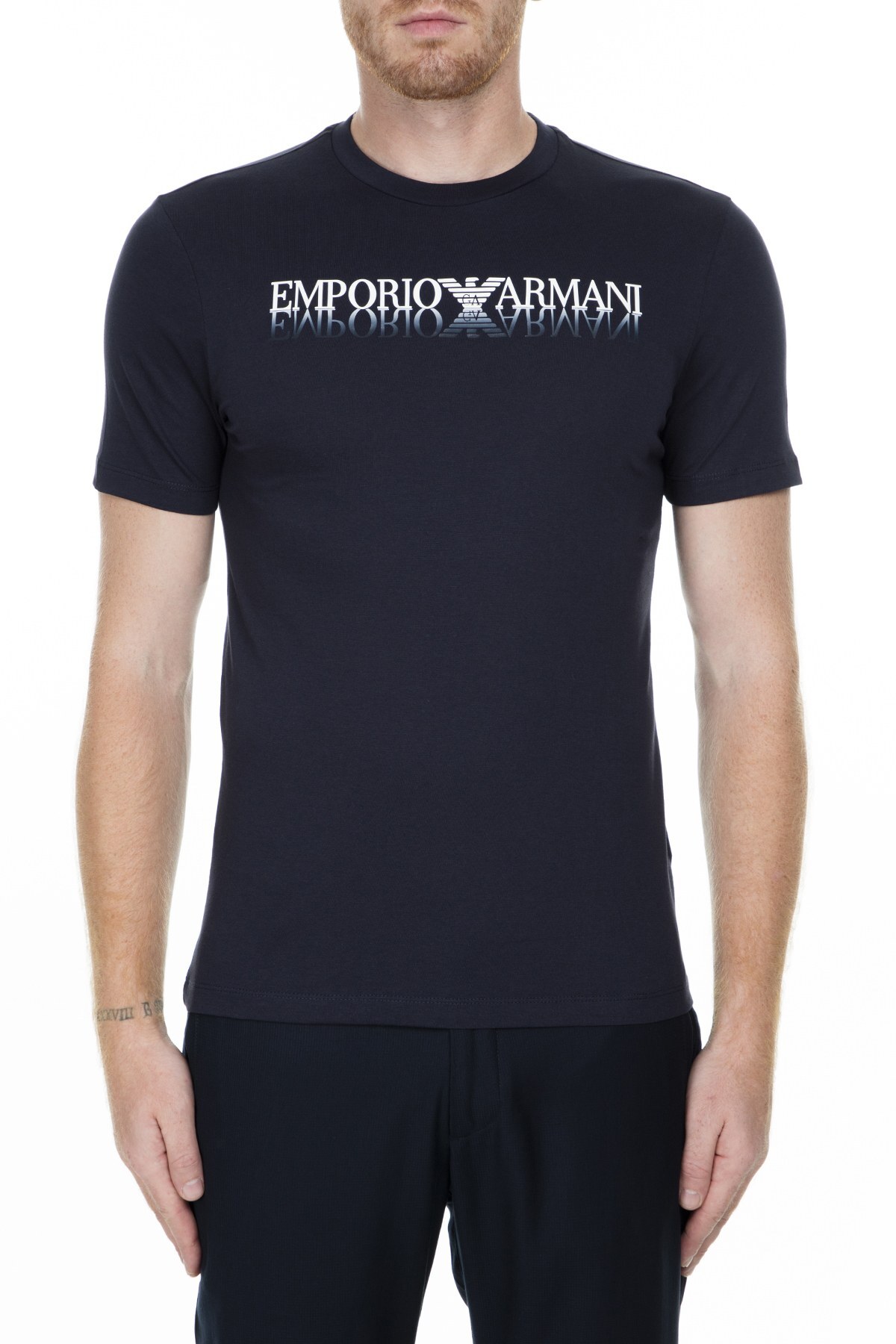 Emporio Armani Erkek T Shirt 6G1TC3 1J00Z 0922 LACİVERT