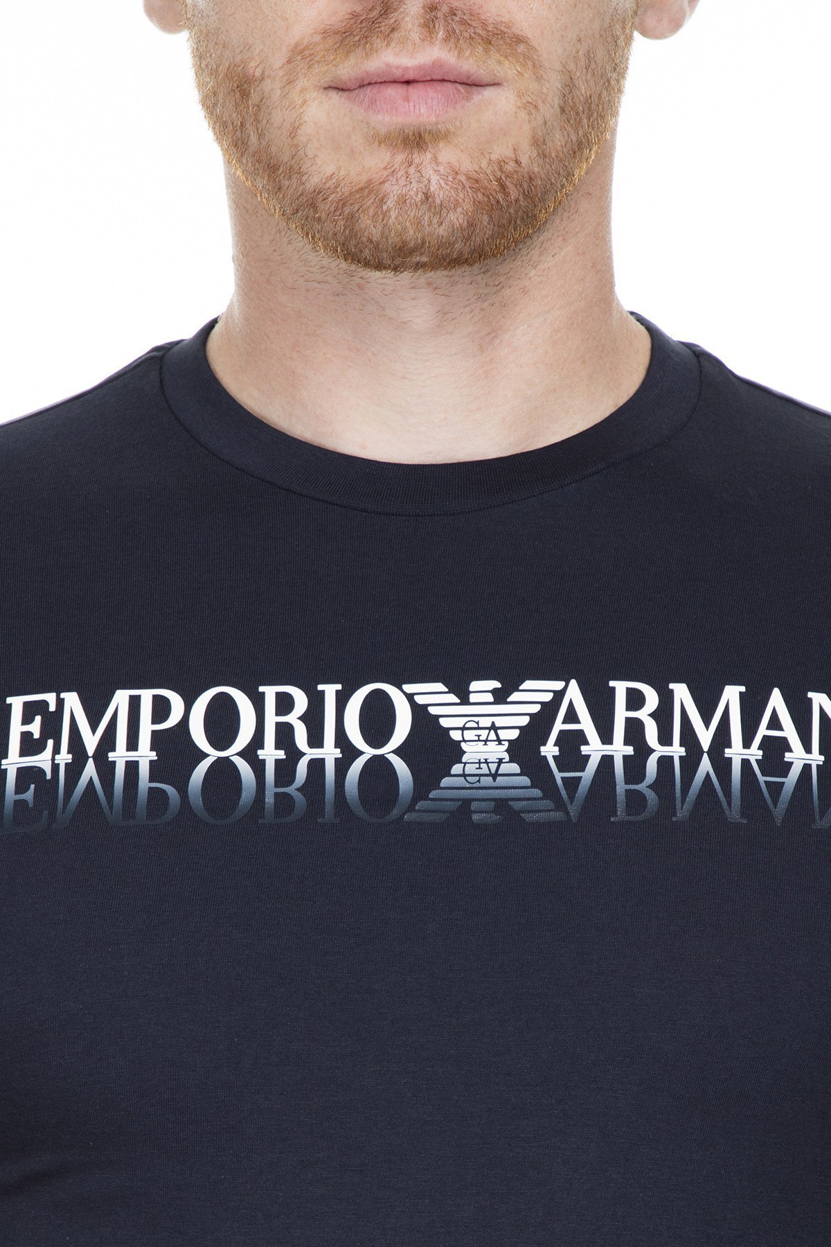 Emporio Armani Erkek T Shirt 6G1TC3 1J00Z 0922 LACİVERT
