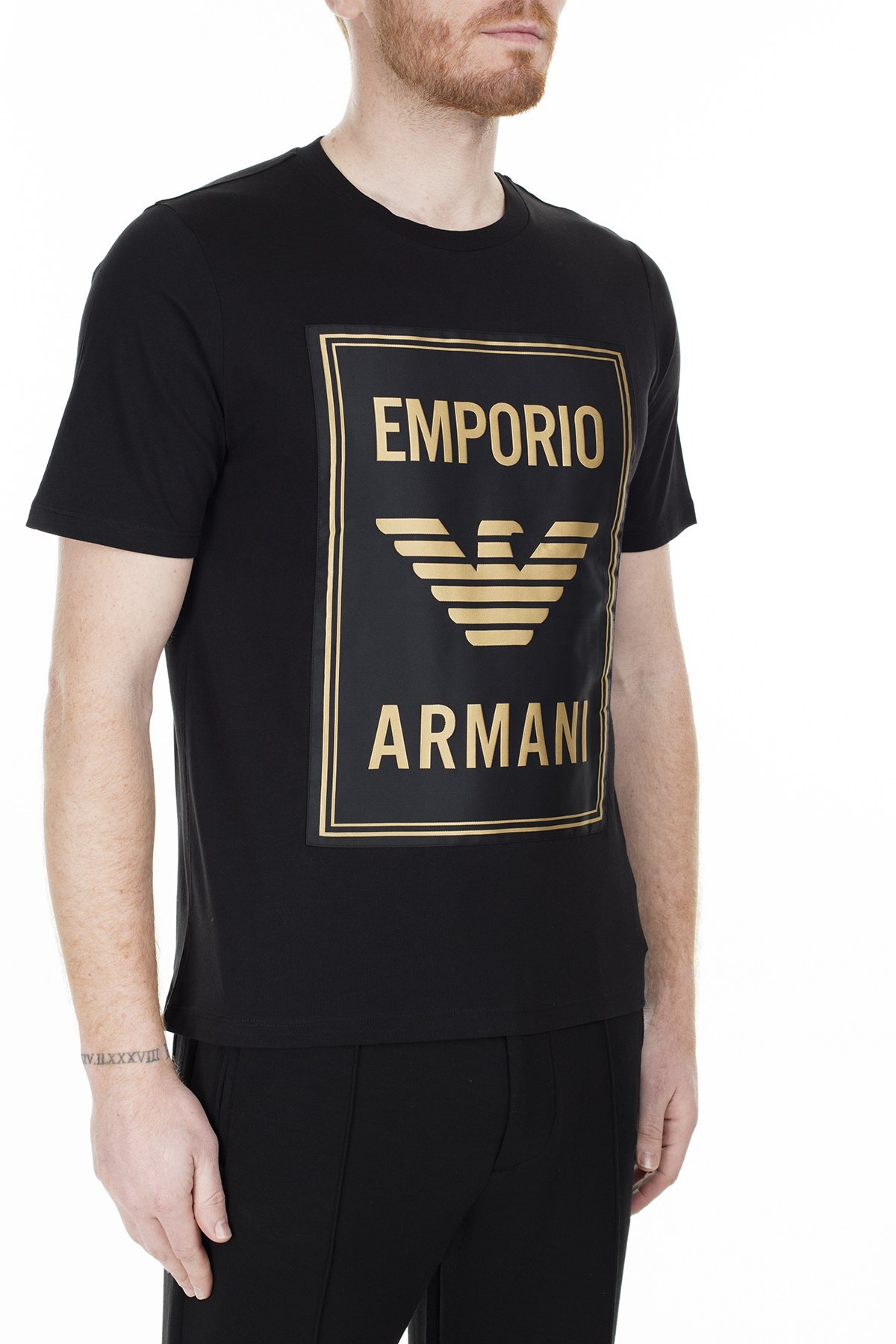 Emporio Armani Erkek T Shirt S 6G1TE0 1J00Z 0999 SİYAH