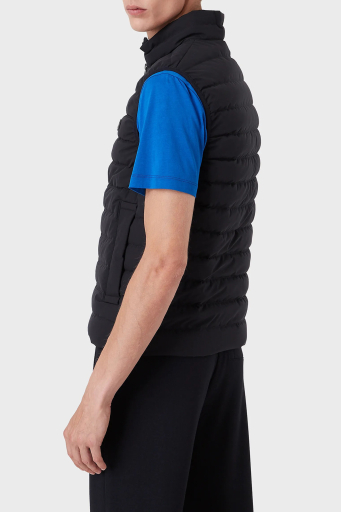 Emporio Armani Suya ve Soğuğa Karşı Dayanıklı Dik Yaka Slim Fit Şişme Erkek Yelek 8N1BQ1 1NLRZ 0920 LACİVERT - 12