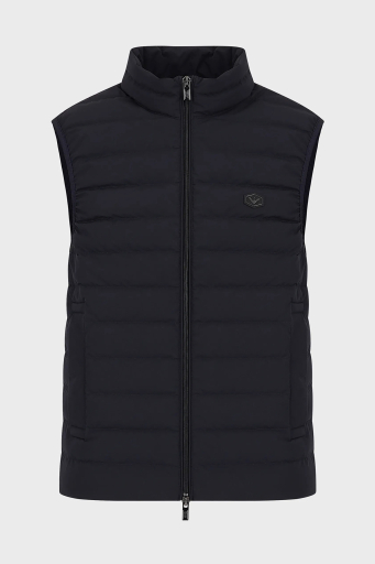 Emporio Armani Suya ve Soğuğa Karşı Dayanıklı Dik Yaka Slim Fit Şişme Erkek Yelek 8N1BQ1 1NLRZ 0920 LACİVERT - 15