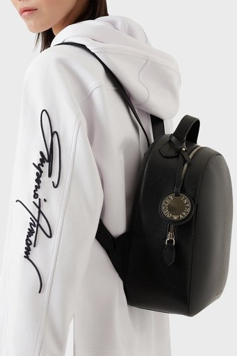 Emporio Armani Fermuarlı Bayan Sırt Çantası Y3L024 YH15A 81386 SİYAH - 2