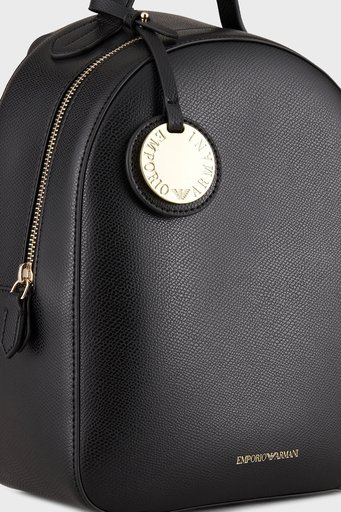 Emporio Armani Fermuarlı Bayan Sırt Çantası Y3L024 YH15A 81386 SİYAH - 6