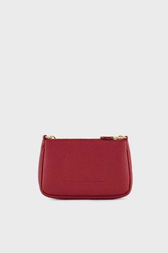 Emporio Armani Fermuarlı Çıkarılabilir Zincirli ve Askılı Bayan Çanta EW000540AF1 2036M 5008 BORDO - 8