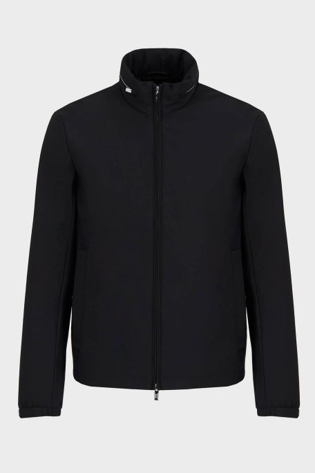 Emporio Armani Fermuarlı Rüzgar Geçirmez Dik Yaka Regular Fit Erkek Mont 8N1BD2 1NZAZ 0920 LACİVERT - 6