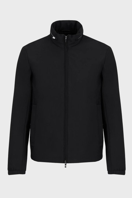 Emporio Armani Fermuarlı Rüzgar Geçirmez Dik Yaka Regular Fit Erkek Mont 8N1BD2 1NZAZ 0999 SİYAH - 5