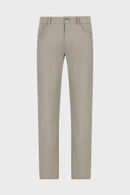 Emporio Armani Fitilli Regular Fit Normal Bel Düz Paça Erkek Kot Pantolon EM000062 AF14076 U6218 BEJ - 10