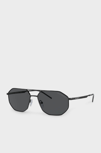 Emporio Armani Güneş Erkek Gözlük 0EA2147 300187 58 Mat Siyah-Koyu Gri - 3
