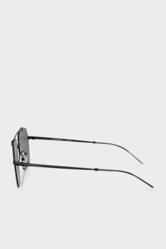 Emporio Armani Güneş Erkek Gözlük 0EA2150 30146G 57 Parlak Siyah-Açık Gri Ayna siy - 6