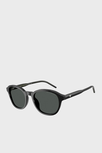 Emporio Armani Güneş Erkek Gözlük 0EA4247U 501787 51 Parlak Siyah-Koyu Gri - 2
