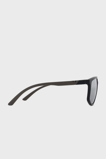 Emporio Armani Güneş Erkek Gözlük 0EA4248U 50016G 58 Mat Siyah-Açık Gri Aynalı Gümü - 5