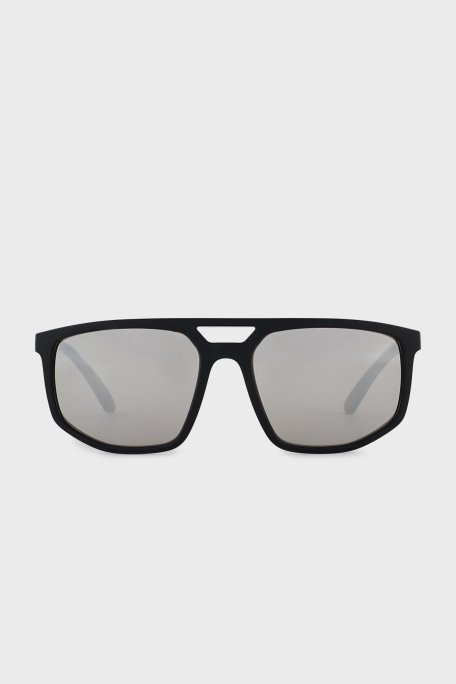 Emporio Armani Güneş Erkek Gözlük 0EA4248U 50016G 58 Mat Siyah-Açık Gri Aynalı Gümü - 8