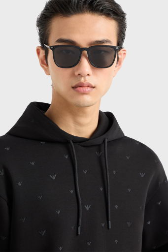 Emporio Armani Güneş Erkek Gözlük 0EA4255D 500187 56 Mat Siyah-Koyu Gri - 7