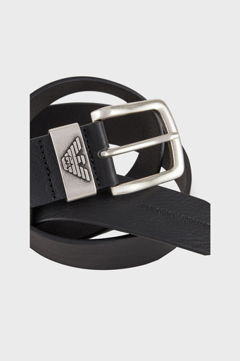 Emporio Armani Hakiki Deri Erkek Kemer Y4S201 YDD6G 80001 SİYAH - 3