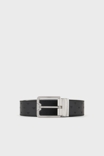 Emporio Armani Hakiki Deri Erkek Kemer Y4S502 Y734E 88045 SİYAH-LACİVERT - 1