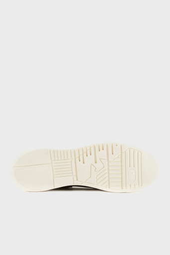 Emporio Armani Hakiki Deri Kalın Tırtıklı Taban Sneaker Erkek Ayakkabı X4X264 XF570 00002 SİYAH - 6
