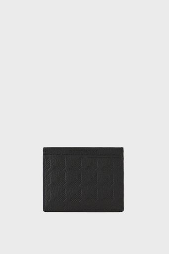 Emporio Armani Hakiki Deri Logolu Erkek Kartlık YEM320 YQ67I 80001 SİYAH - 2