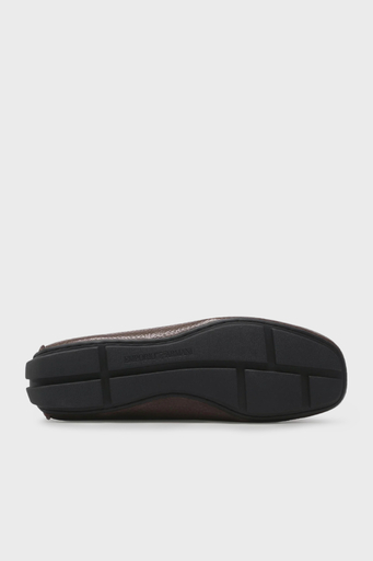 Emporio Armani Hakiki Deri Makosen Erkek Ayakkabı X4B124 XF665 00792 KAHVE - 3