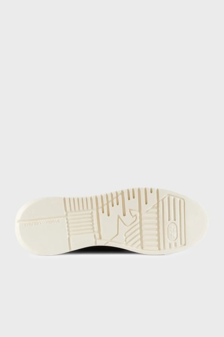 Emporio Armani Hakiki Deri Sneaker Bayan Ayakkabı X3X024 XN388 R298 SİYAH - 6
