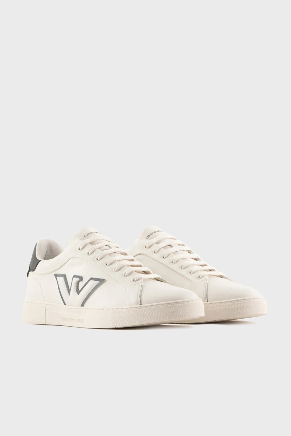 Emporio Armani Hakiki Deri Sneaker Erkek Ayakkabı X4X598