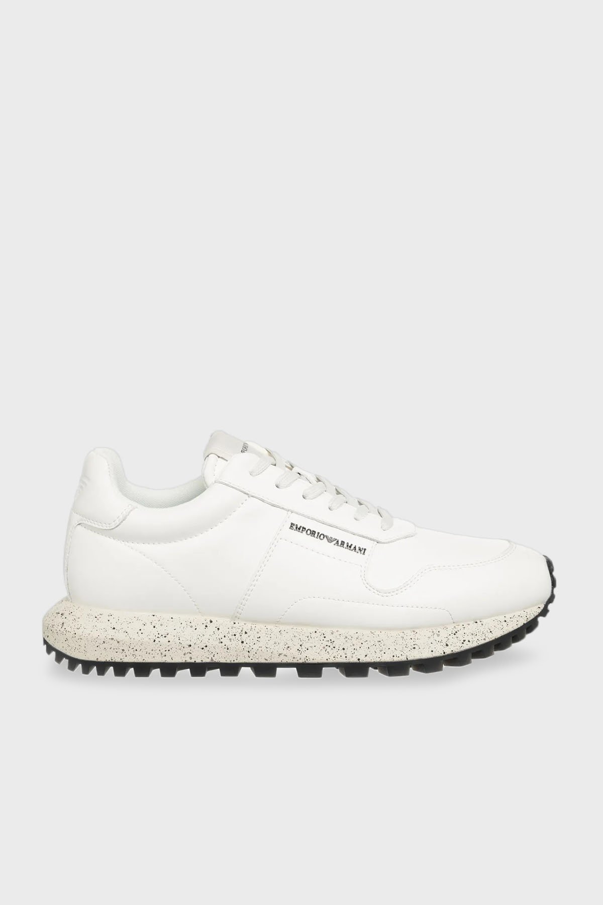 スニーカー EMPORIO ARMANI Men Sneakers X4X639 XD382 894 WHITE Emporio Armani Hakiki Deri Sneaker Erkek Ayakkabı X4X639