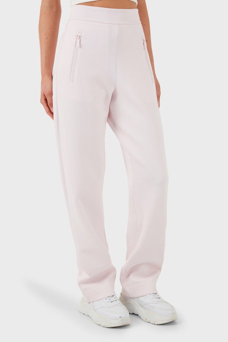 Emporio Armani Isı Yalıtımlı Relaxed Fit Çift Jarse Bayan Pantolon 3D2P6E 1JHSZ 0327 PUDRA - 2