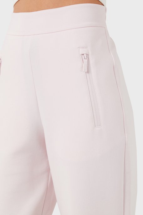Emporio Armani Isı Yalıtımlı Relaxed Fit Çift Jarse Bayan Pantolon 3D2P6E 1JHSZ 0327 PUDRA - 6