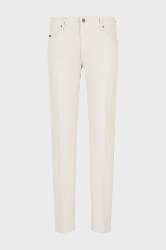 Emporio Armani J05 Streç Pamuklu Normal Bel Regular Fit Jeans Erkek Kot Pantolon 3D1J05 1NPQZ 06G2 BEJ - 5