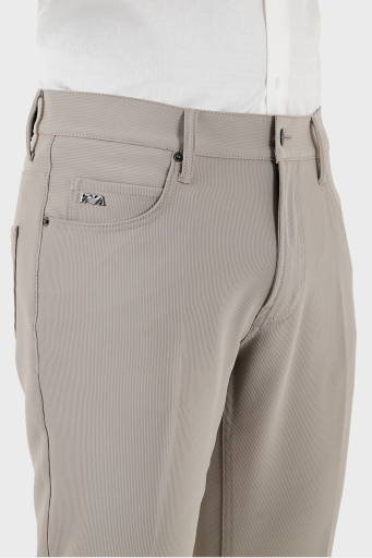 Emporio Armani J05 Streç Pamuklu Regular Fit Jeans Erkek Kot Pantolon 3D1J05 1NPQZ 0650 BEJ - 13