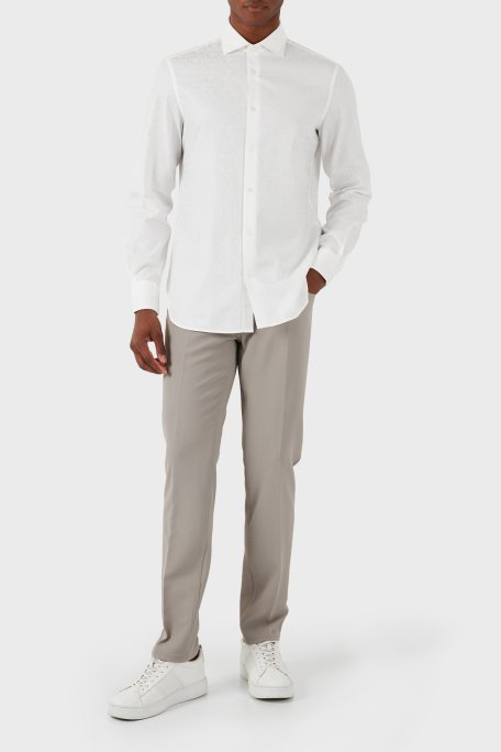 Emporio Armani J05 Streç Pamuklu Regular Fit Jeans Erkek Kot Pantolon 3D1J05 1NPQZ 0650 BEJ - 1
