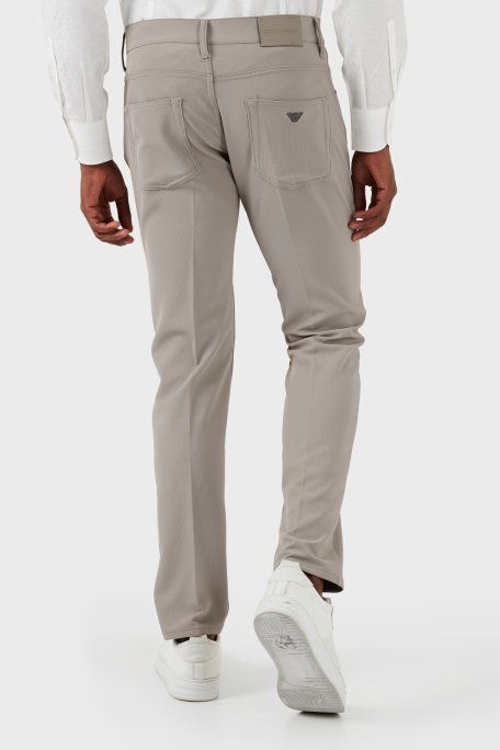 Emporio Armani J05 Streç Pamuklu Regular Fit Jeans Erkek Kot Pantolon 3D1J05 1NPQZ 0650 BEJ - 7