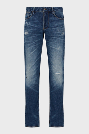 Emporio Armani - Emporio Armani J06 Düşük Bel Slim Fit Jeans Erkek Kot Pantolon 3D1J06 1D06Z 0942 LACİVERT (1)