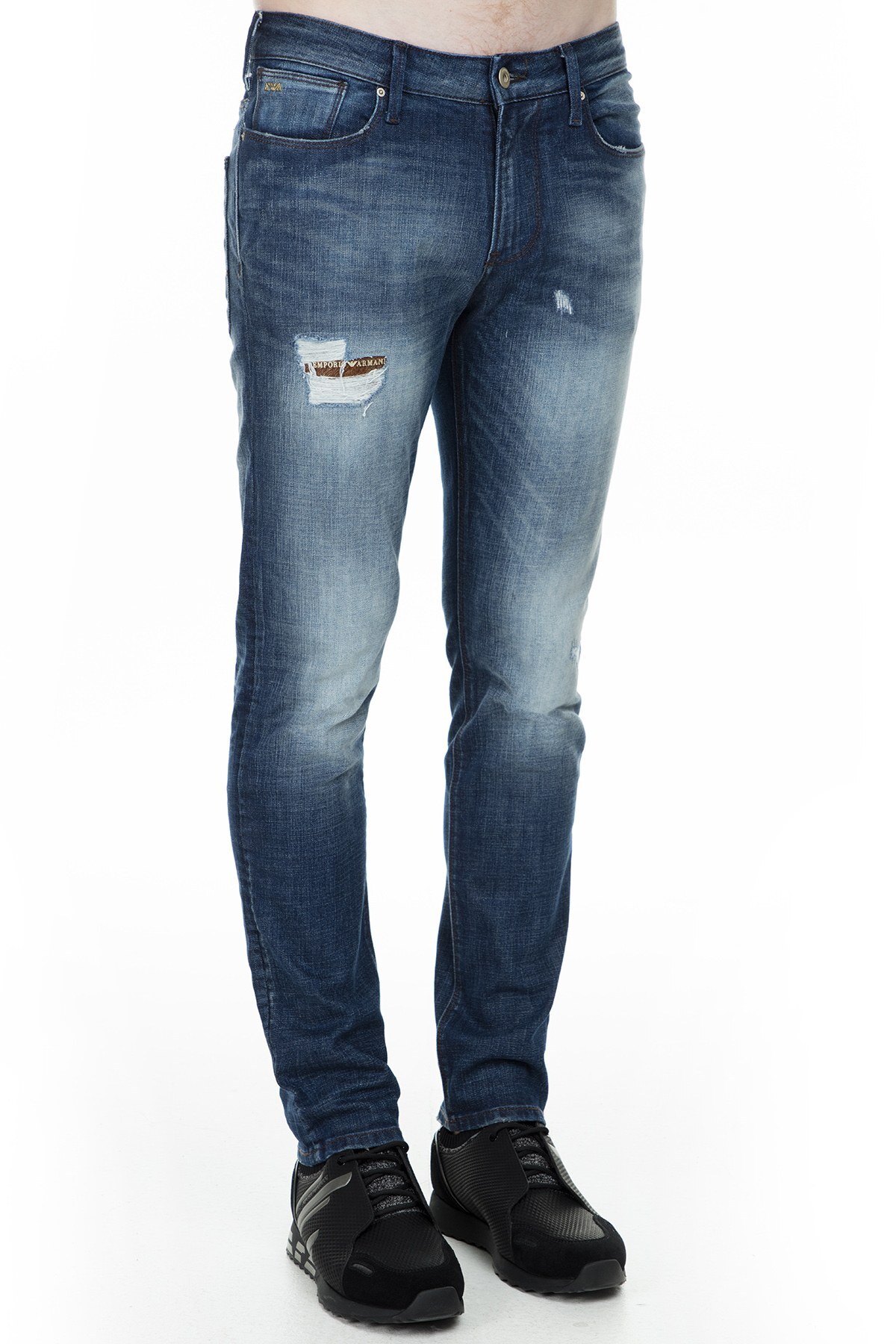 Emporio Armani J06 Jeans Erkek Kot Pantolon 6G1J06 1D6YZ 0941 LACİVERT